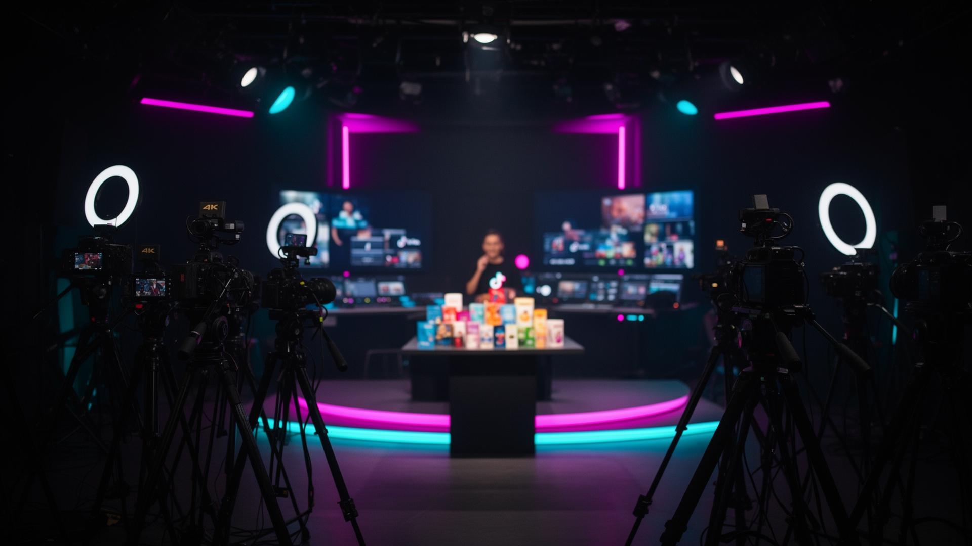 Estudio multi-cámara de Live Commerce en CDMX